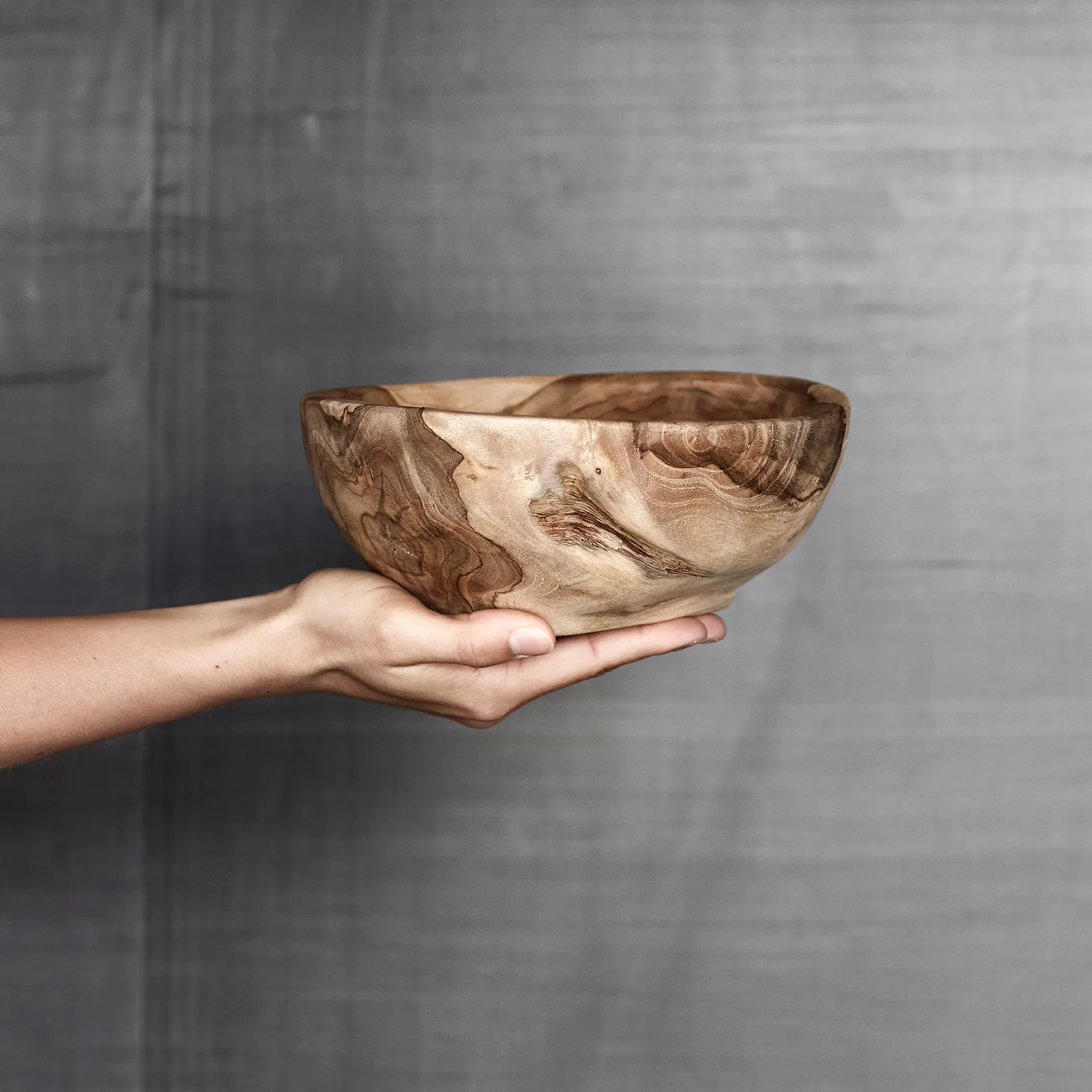 Muubs teak salatskål 20 cm, Natur MUUBS