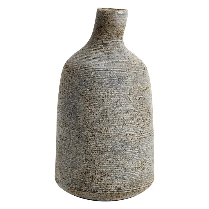 Stain vase stor 26 cm - Grå-brun - MUUBS