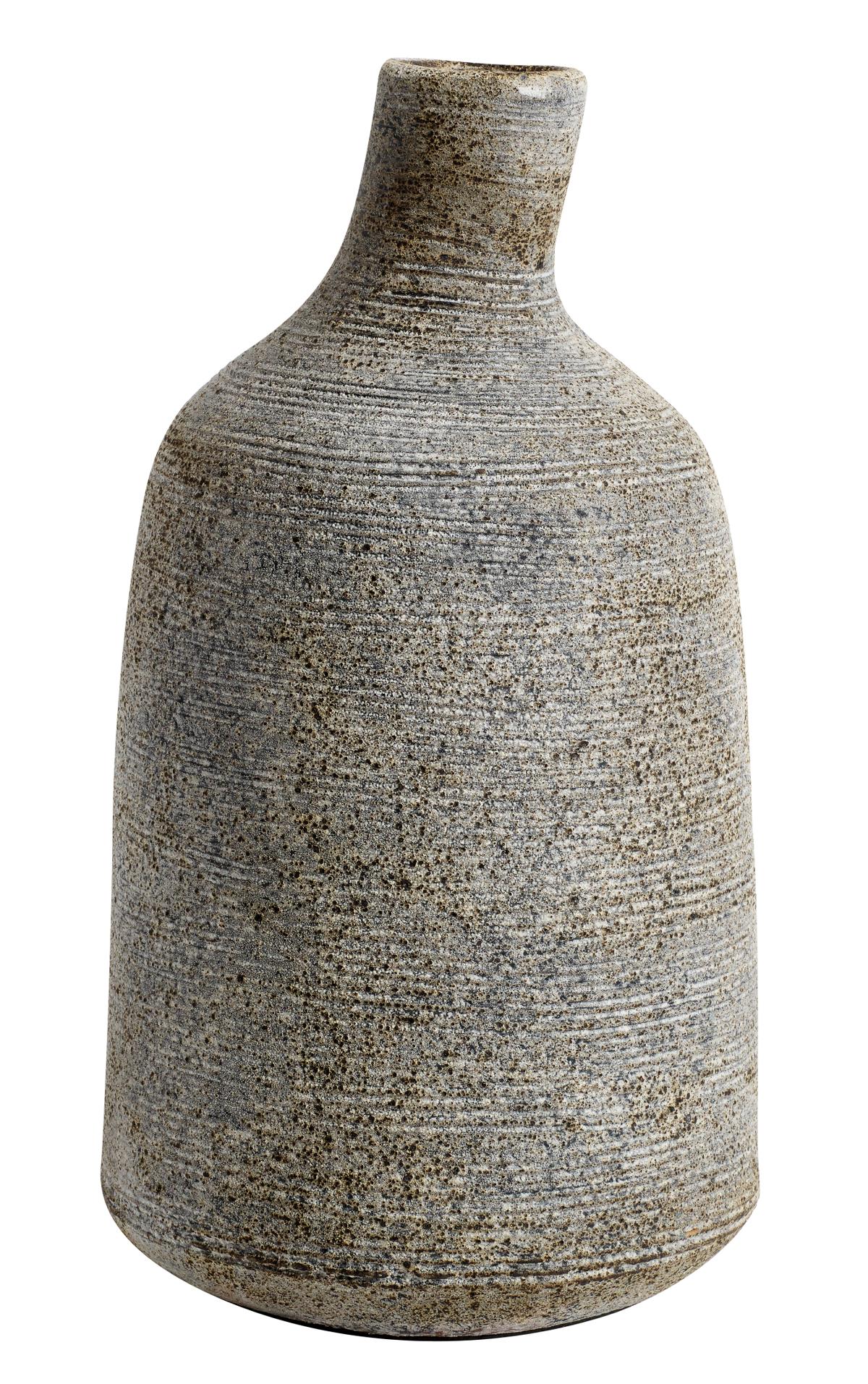 MUUBS Stain vase stor 26 cm Grå-brun