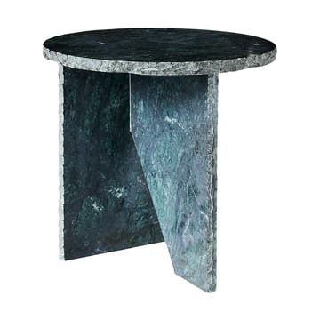 Verde sidobord Ø40 cm - Grøn marmor - MUUBS