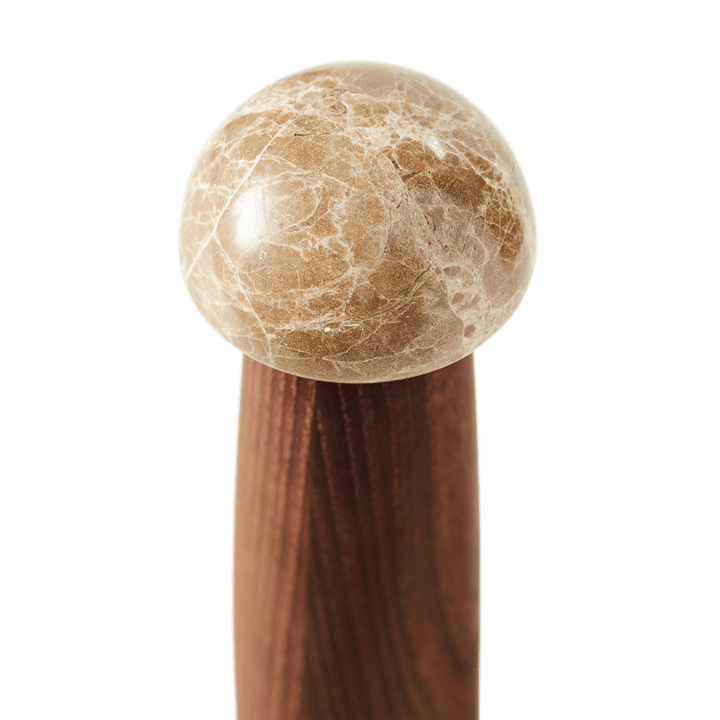Yami salt- og peberkværn M, Karboniseret asketræ-marmor MUUBS
