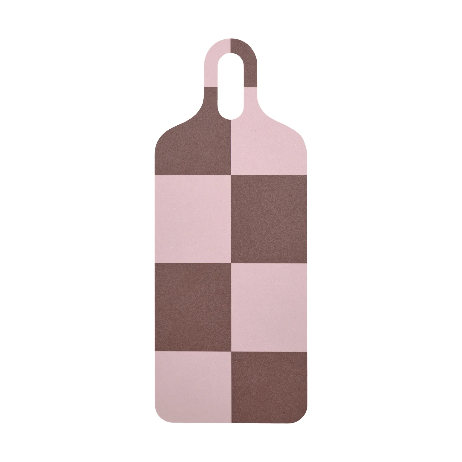 Checks & Stripes bakke 13x33 cm, Brown-pink-green Muurla