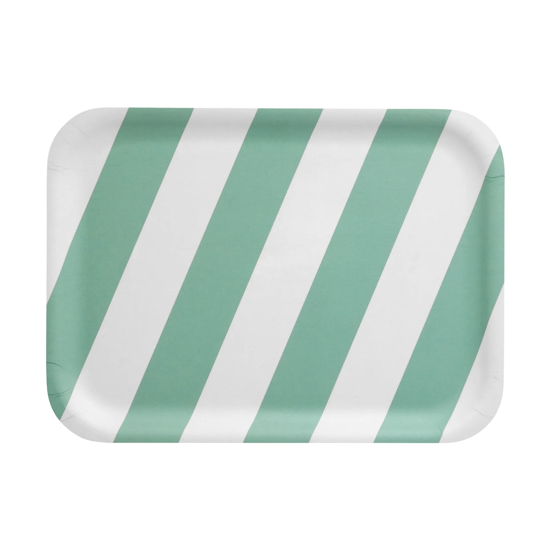 Checks & Stripes bakke 20x27 cm, Mint Muurla