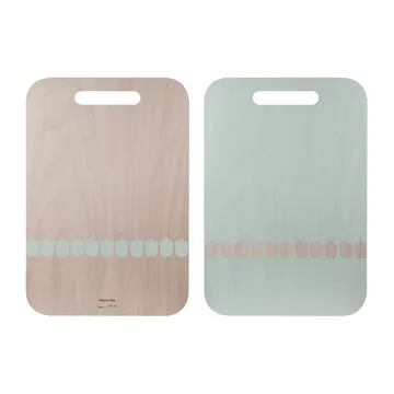 Chop & Serve Vappu bakke 30x44 cm - Birk/Grøn - Muurla