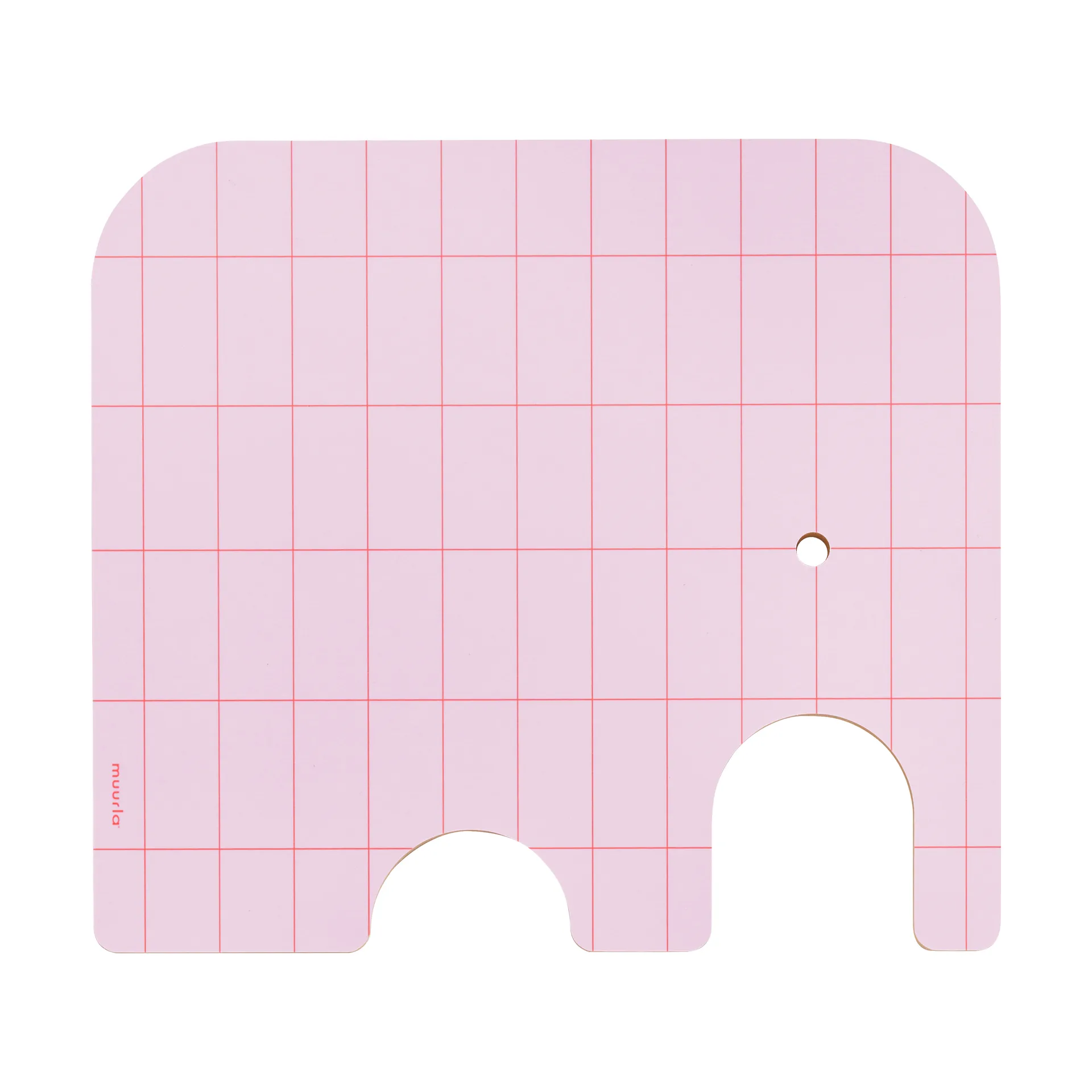 Elephant Chop & Serve skærebræt M, Pink Muurla