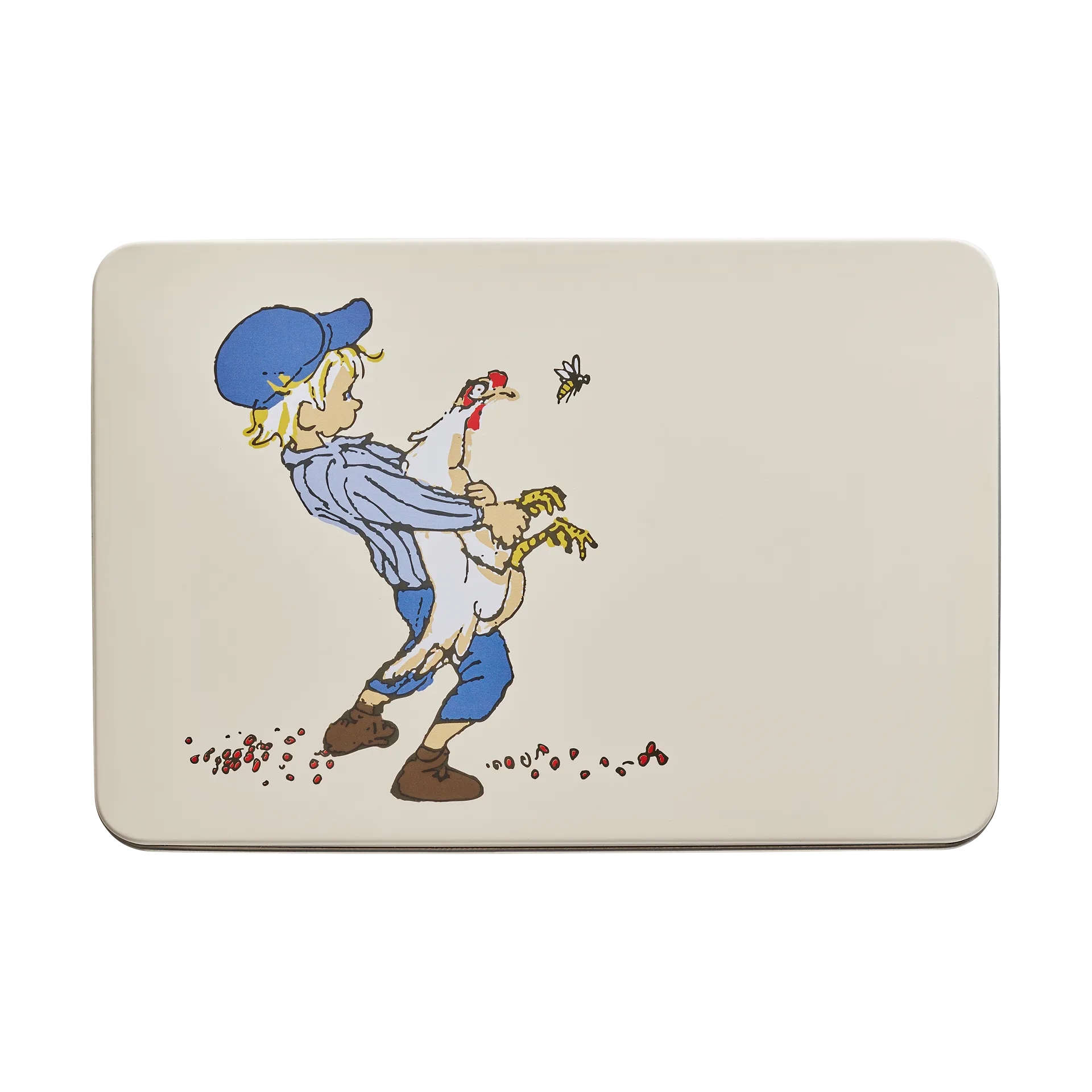 Emil blikdåse 18x12x6 cm, Cluck Cluck Muurla