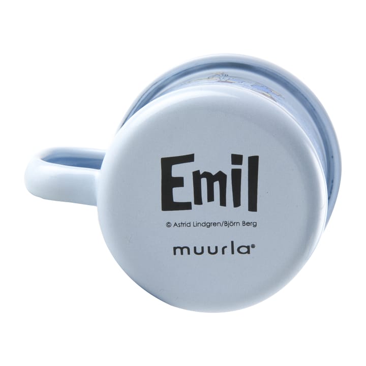 Emil blue emaljekrus 1,5 dl, Light blue Muurla