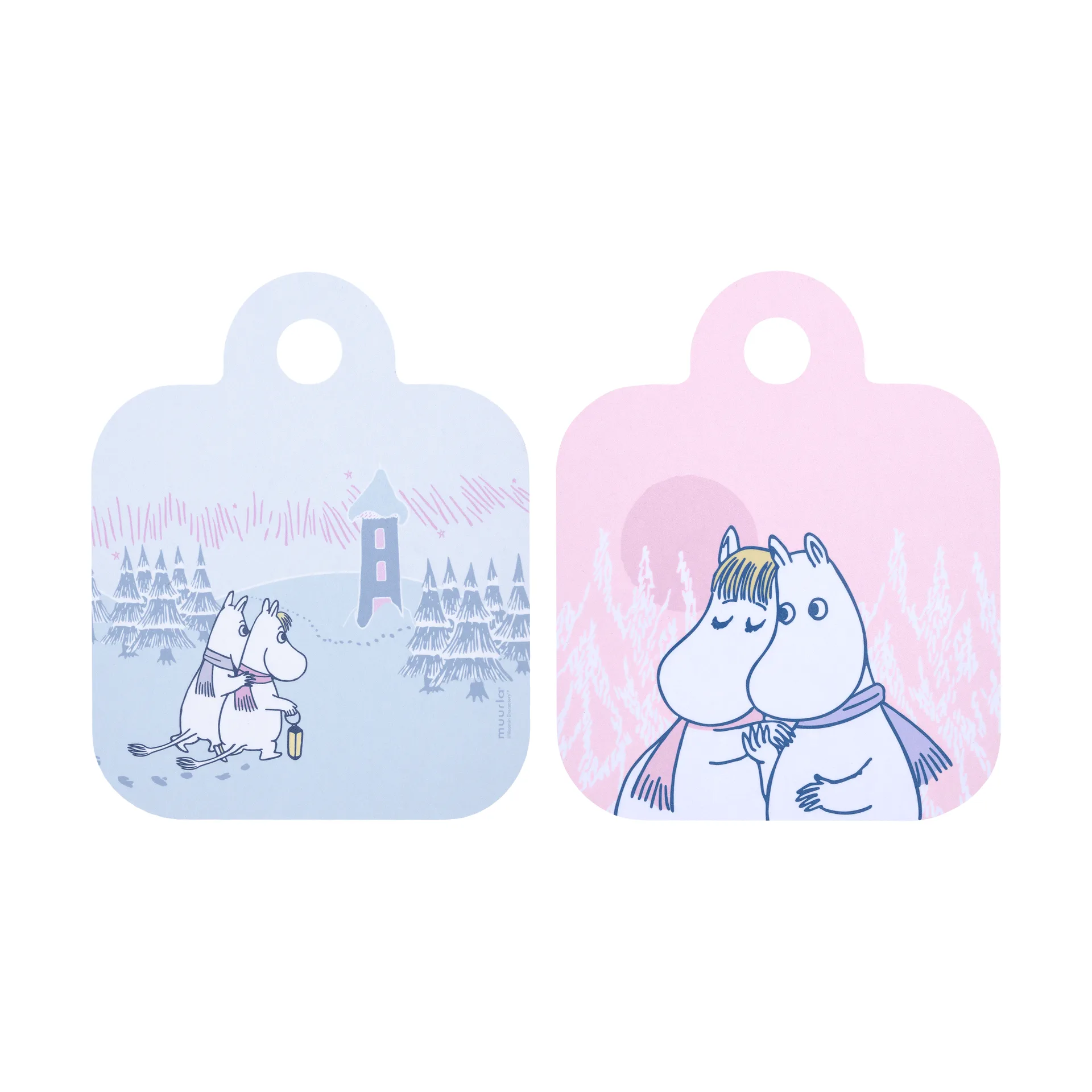 Frosty Day Mumin Chop & Serve bakke, 20x25 cm Muurla