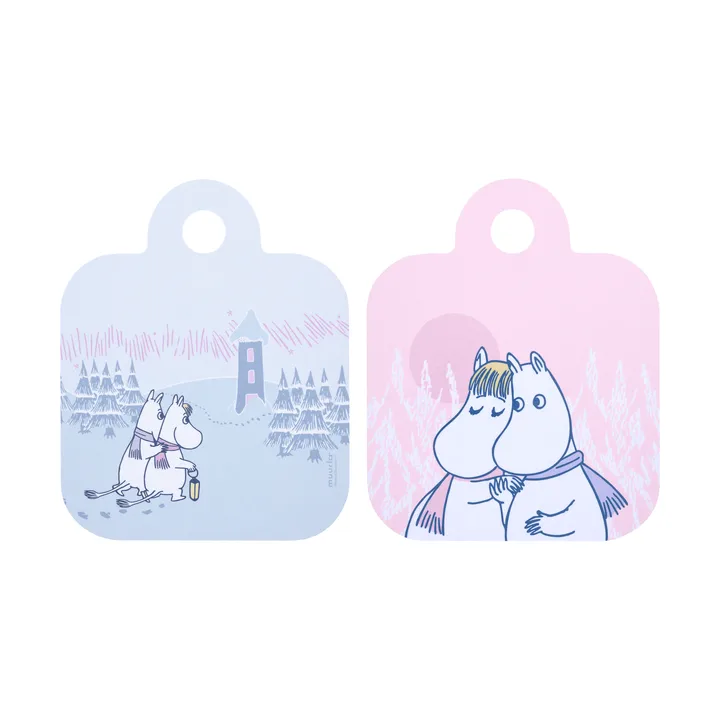 Frosty Day Mumin Chop & Serve bakke - 20x25 cm - Muurla