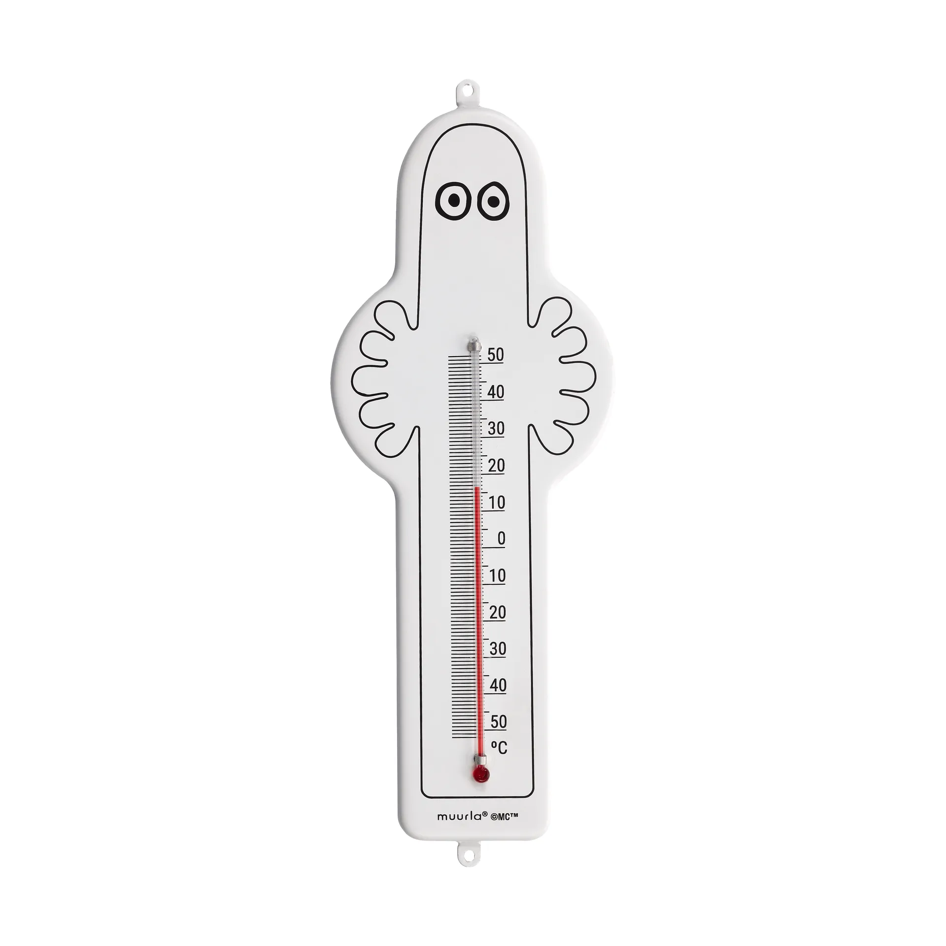 Hattifnattarna termometer, Galvaniseret, 25 cm Muurla