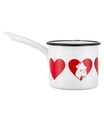 Heart Mumin emaljekasserolle - 1,3 L - Muurla