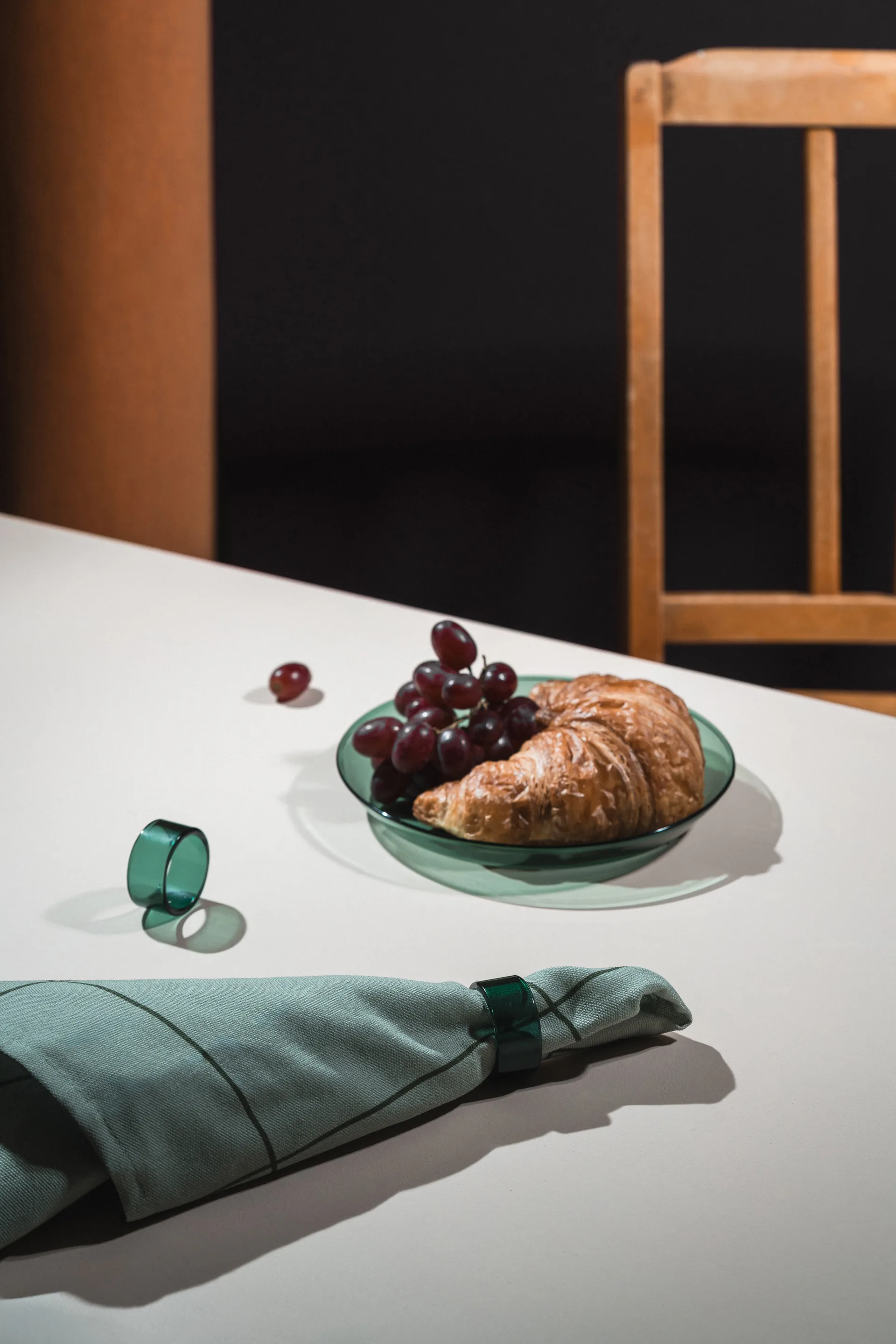 Loop servietring 2 pak, Teal Muurla