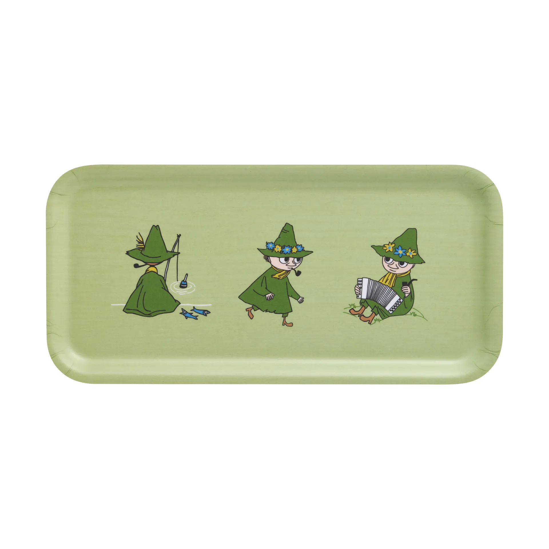 Moomin bakke 13x27 cm, Retro Snufkin Muurla