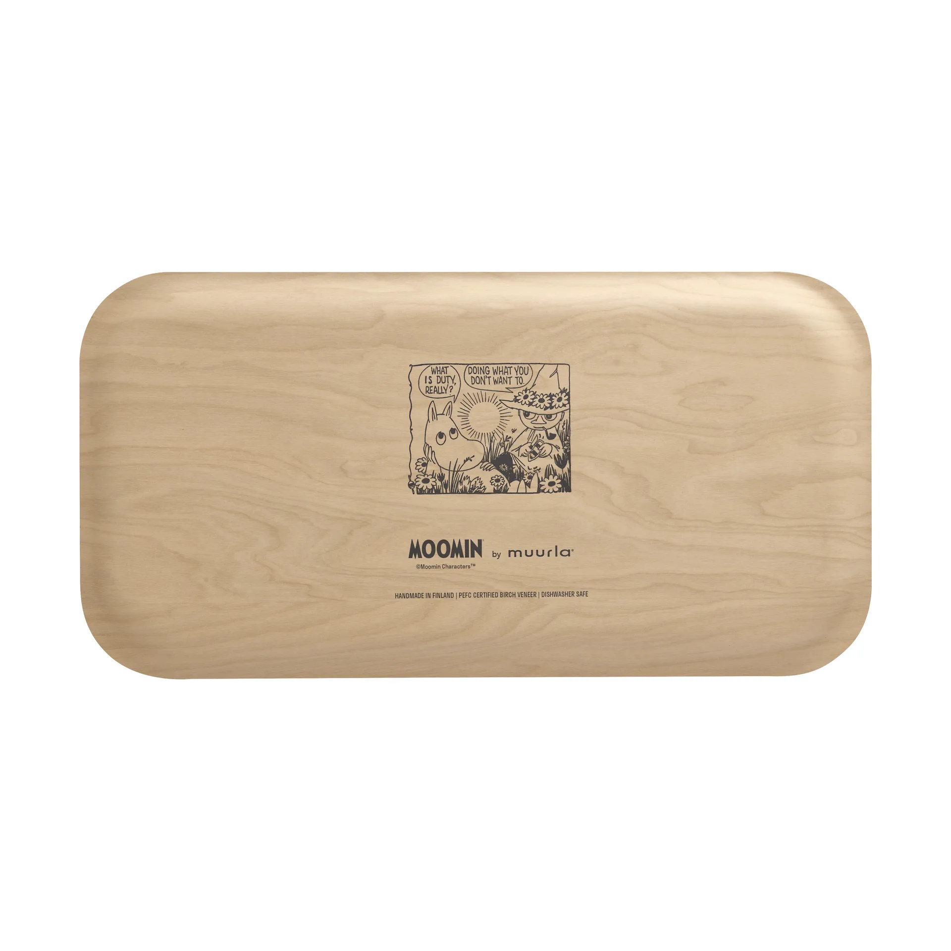 Moomin bakke 22x43 cm, In the garden Muurla