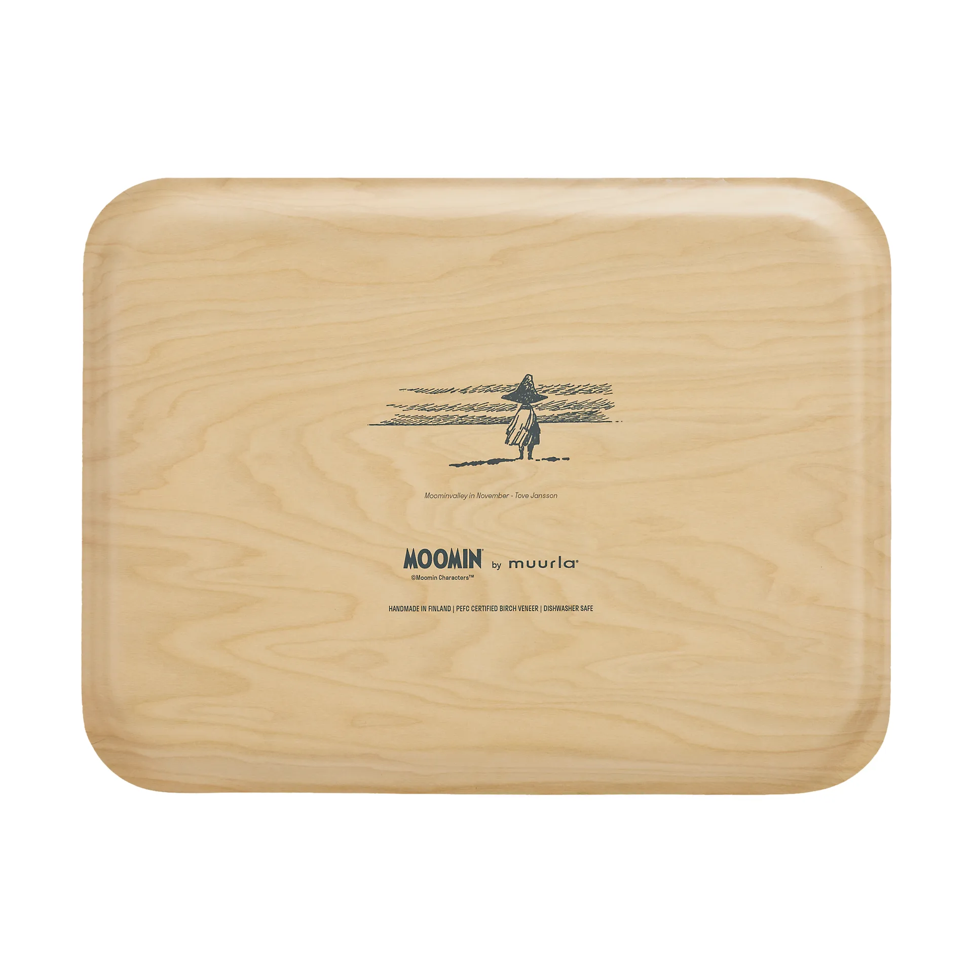 Moomin bakke 32x42 cm, Swedish Moominvalley map Muurla