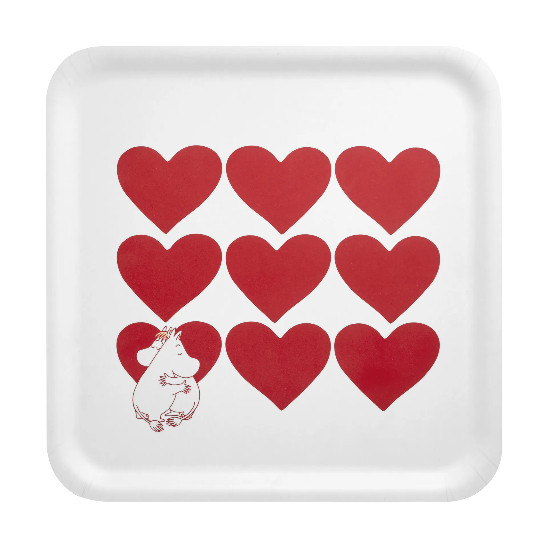 Moomin bakke 33x33 cm, Heart Muurla
