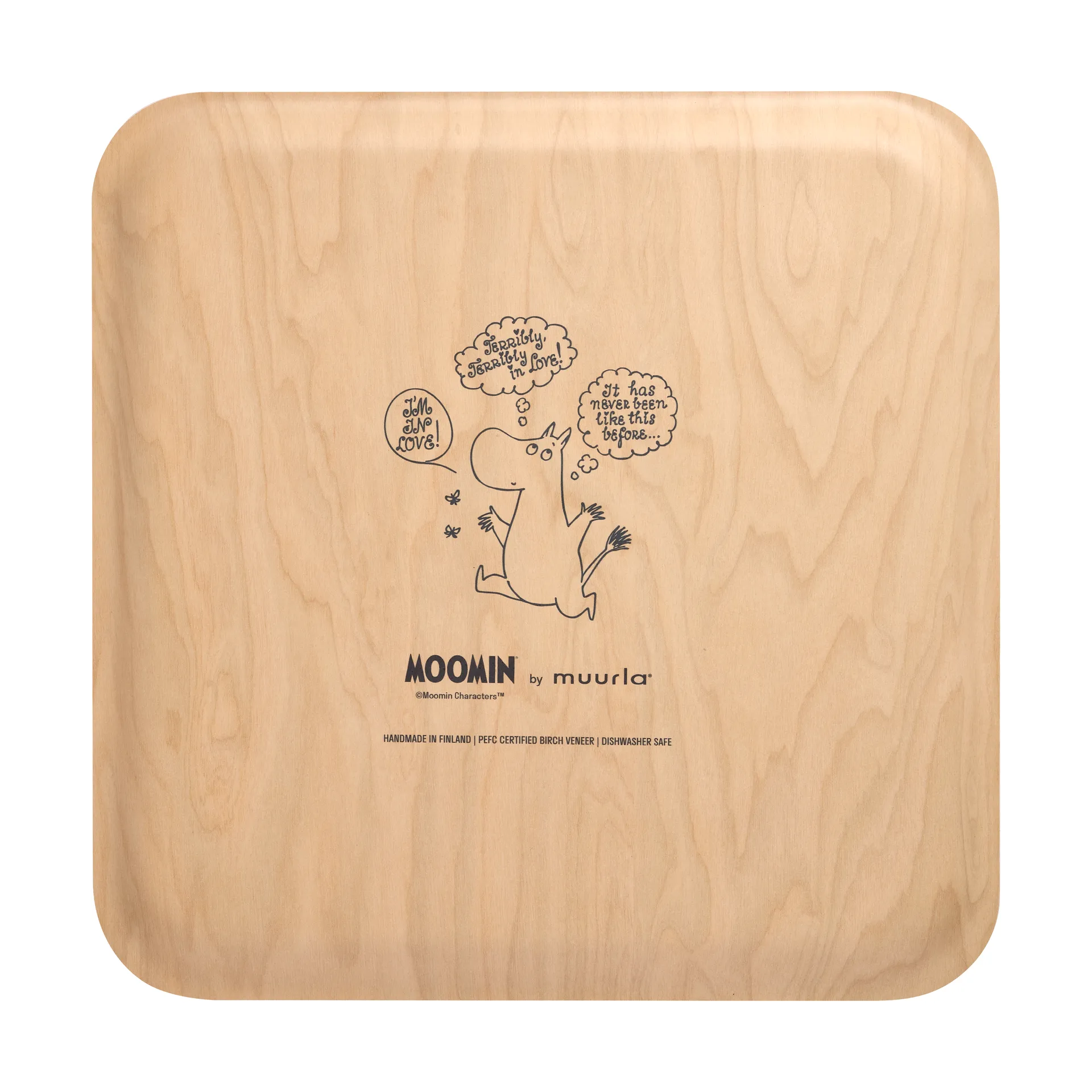 Moomin bakke 33x33 cm, Heart Muurla