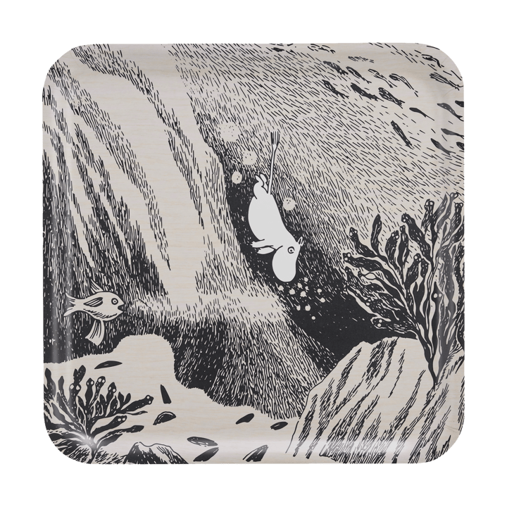 Moomin bakke 33x33 cm, The dive Muurla