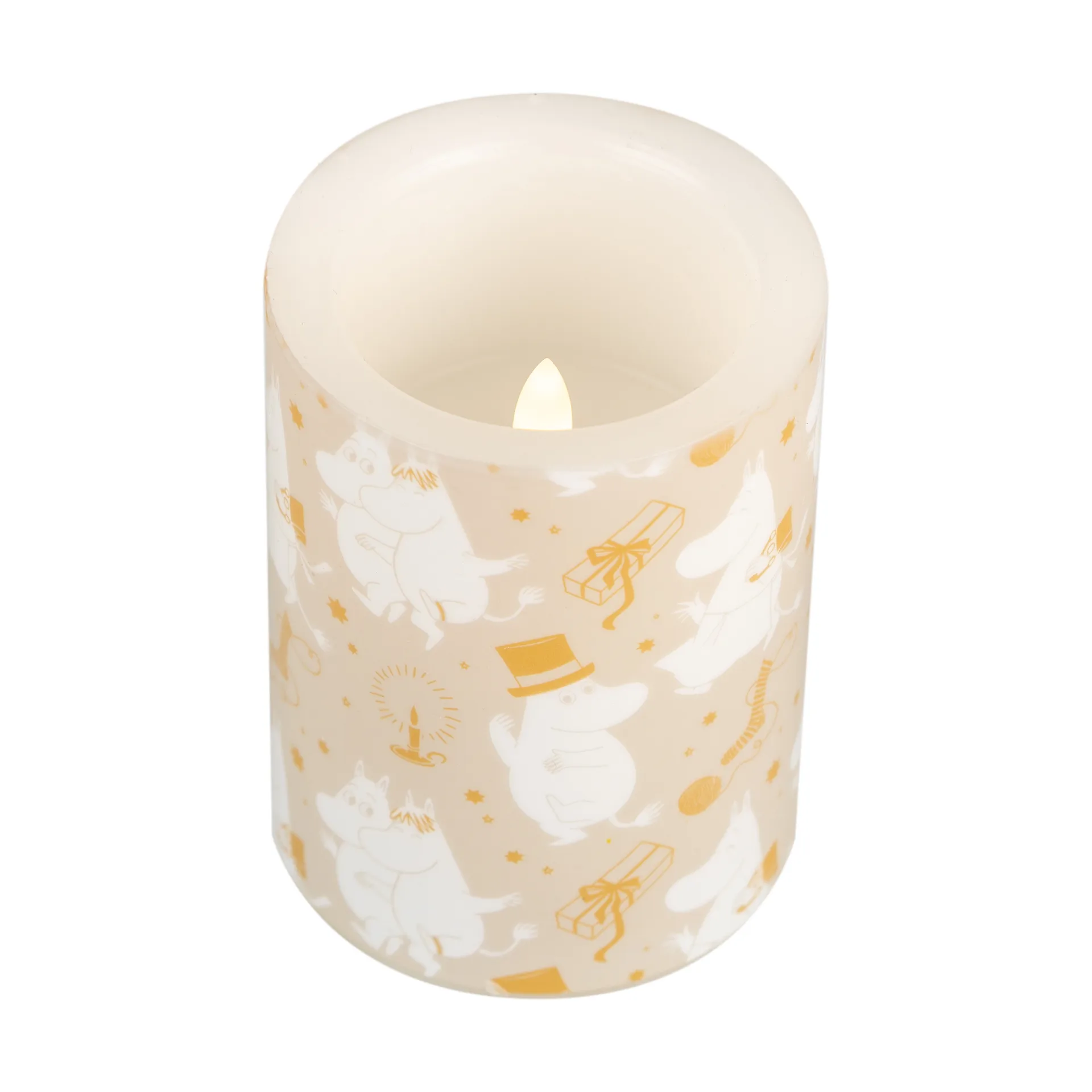 Moomin bloklys LED 10 cm, Sparkling stars Muurla