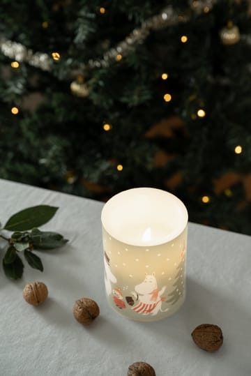 Moomin bloklys LED 12,5 cm - Festive spirits - Muurla