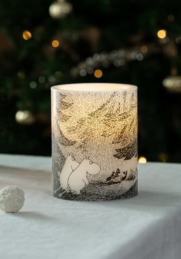 Moomin bloklys LED 12,5 cm - Under the trees - Muurla