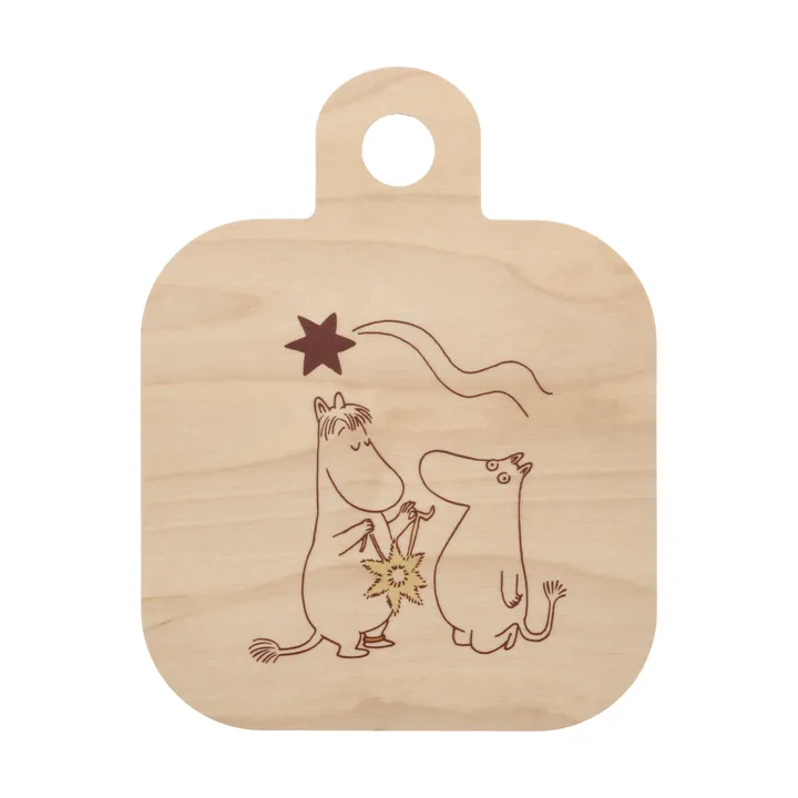 Moomin  Chop & Serve skærebræt 25x32 cm - Comet - Muurla