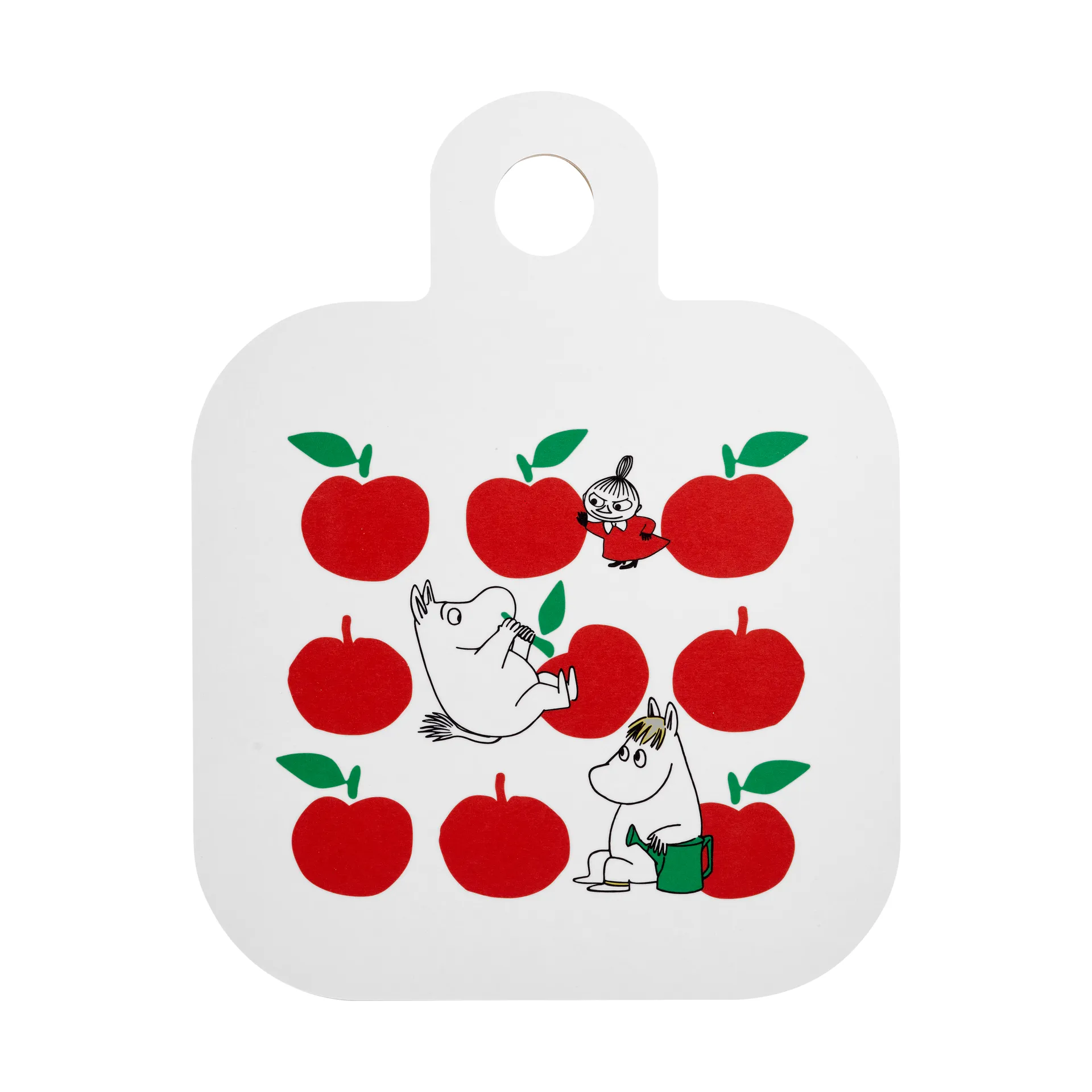 Moomin  Chop & Serve skærebræt 25x32 cm, Joyfull Apples Muurla