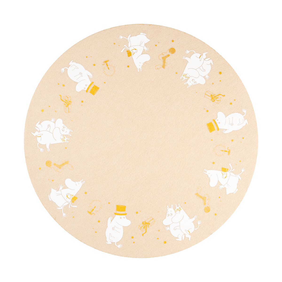 Muurla Moomin dækkeserviet Ø38 cm Sparkling stars