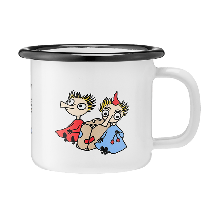 Moomin emaljekrus 1,5 dl - Thingumy and Bob - Muurla