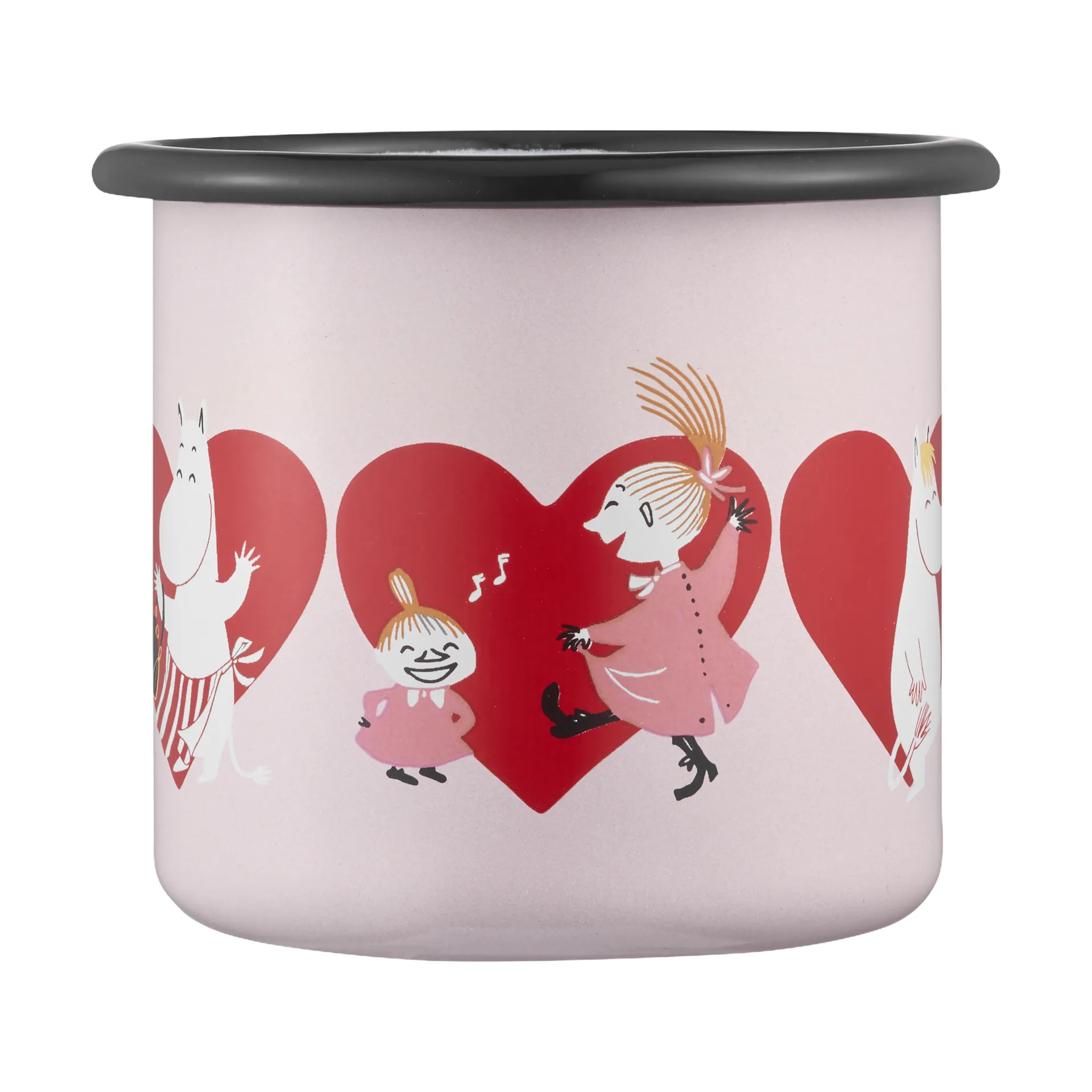 Moomin  emaljekrus 25 cl, Heart Muurla