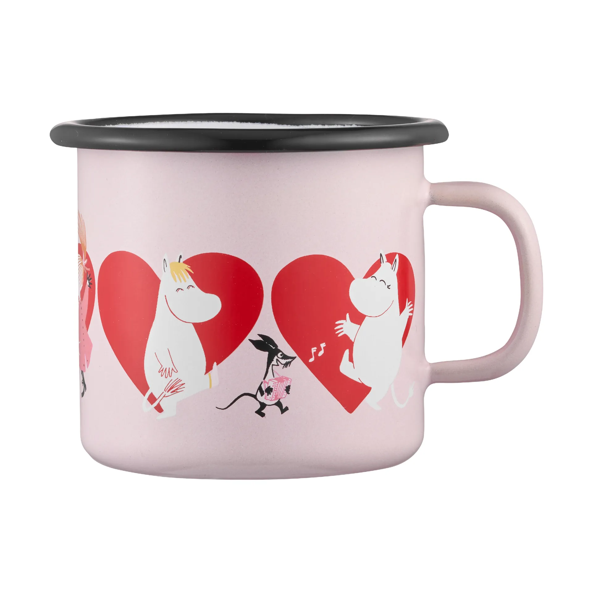 Moomin  emaljekrus 25 cl, Heart Muurla