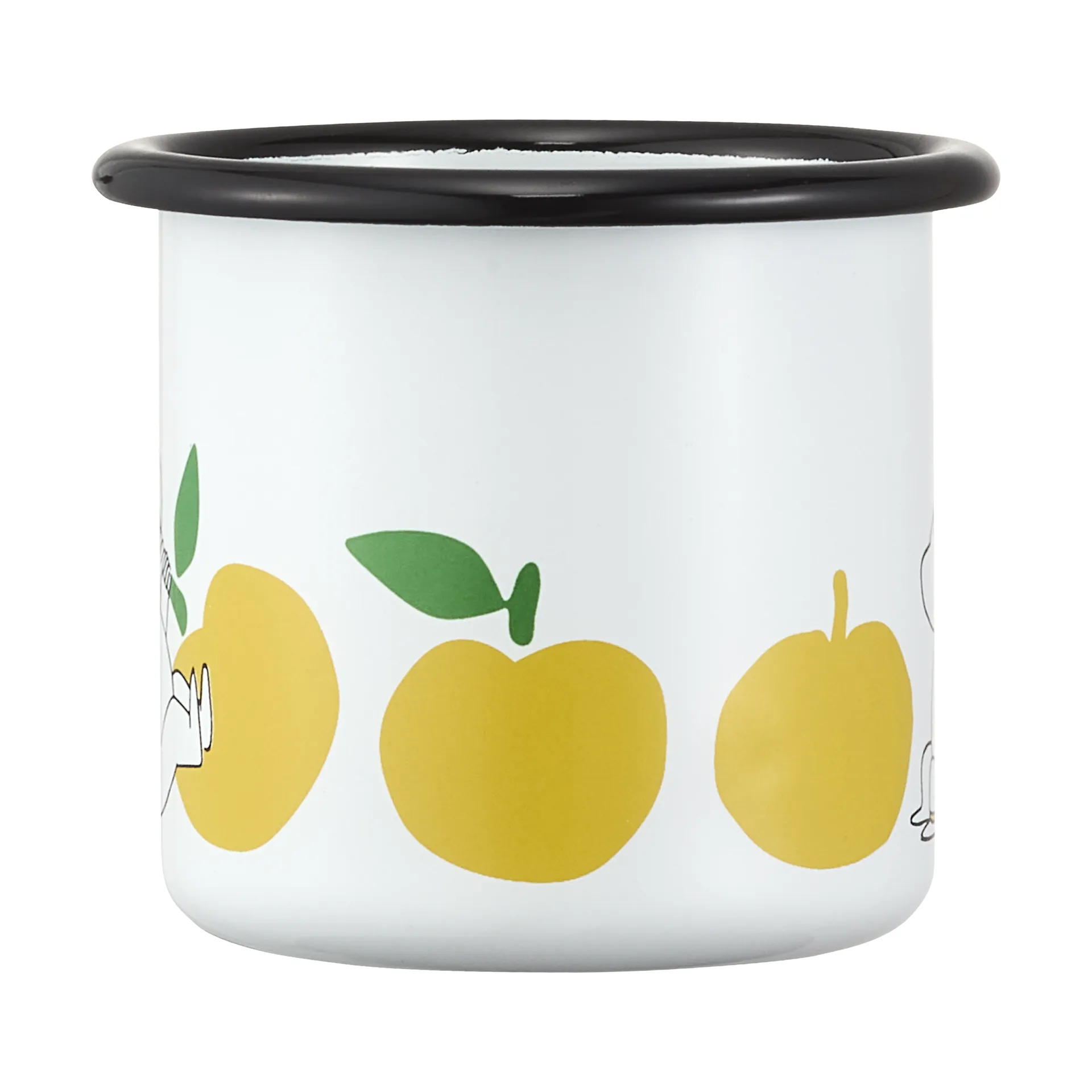 Moomin  emaljekrus 25 cl, Joyfull Apples Muurla