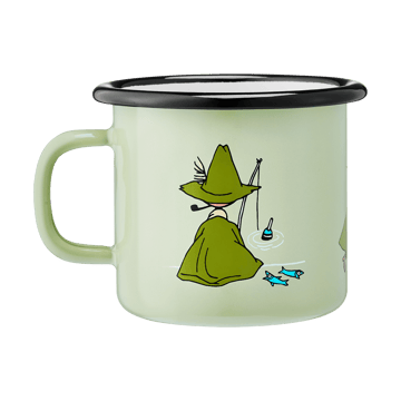 Moomin emaljekrus 2,5 dl - Snufkin - Muurla