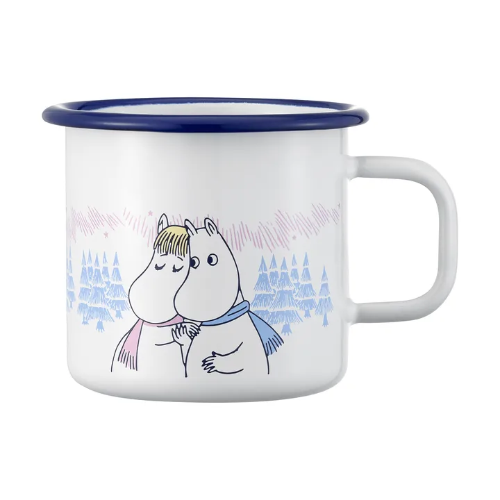 Moomin  emaljekrus 37 cl - Frosty Day - Muurla