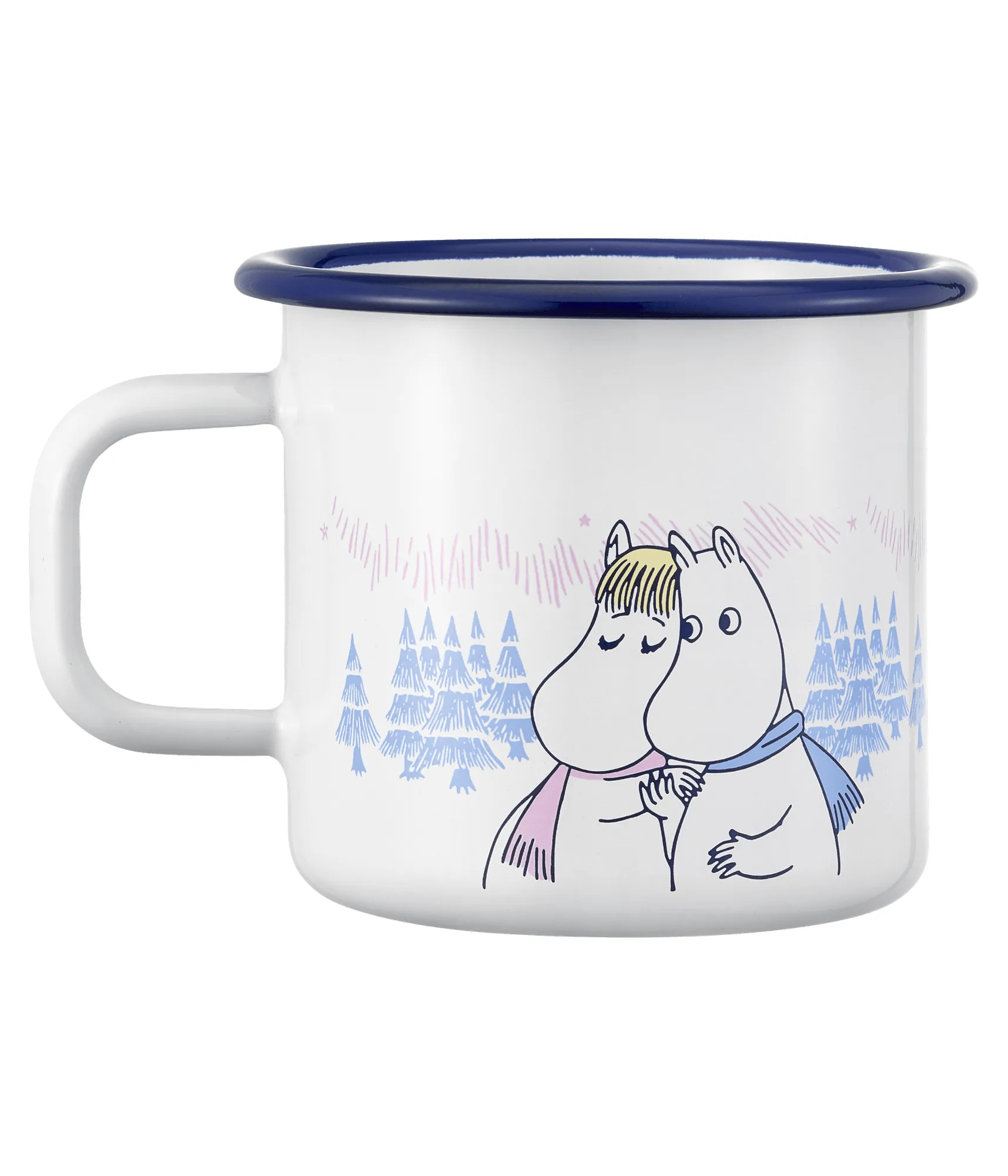 Moomin  emaljekrus 37 cl, Frosty Day Muurla
