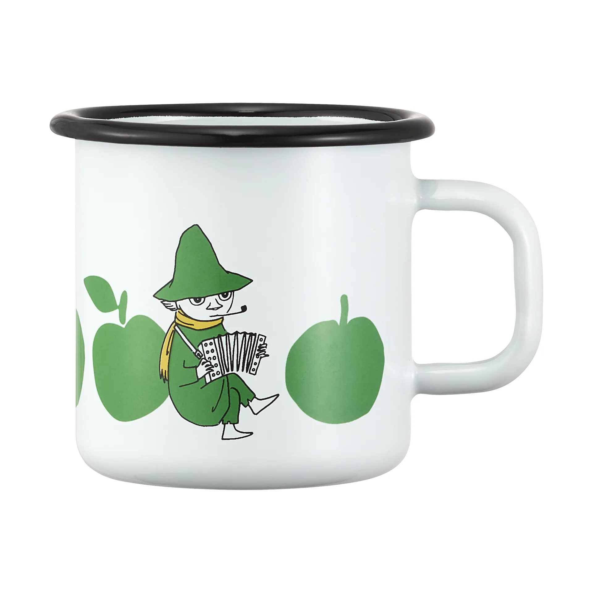 Moomin  emaljekrus 37 cl, Joyfull Apples Muurla