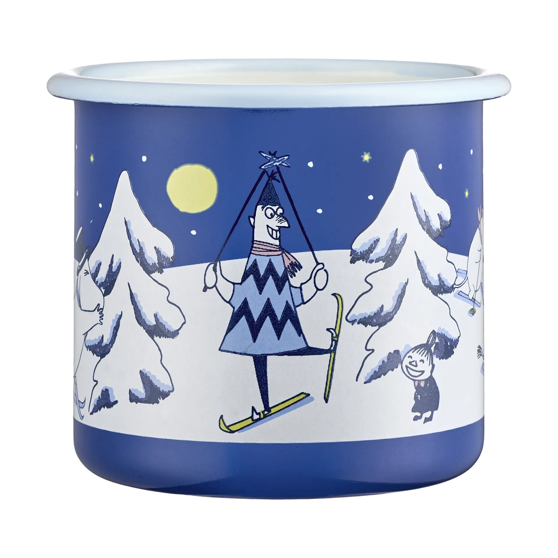 Moomin emaljekrus 37 cl, Starry night Muurla