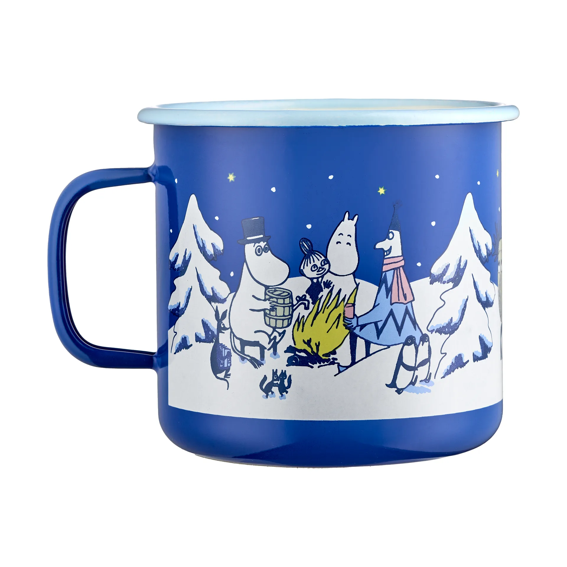 Moomin emaljekrus 80 cl, Starry night Muurla