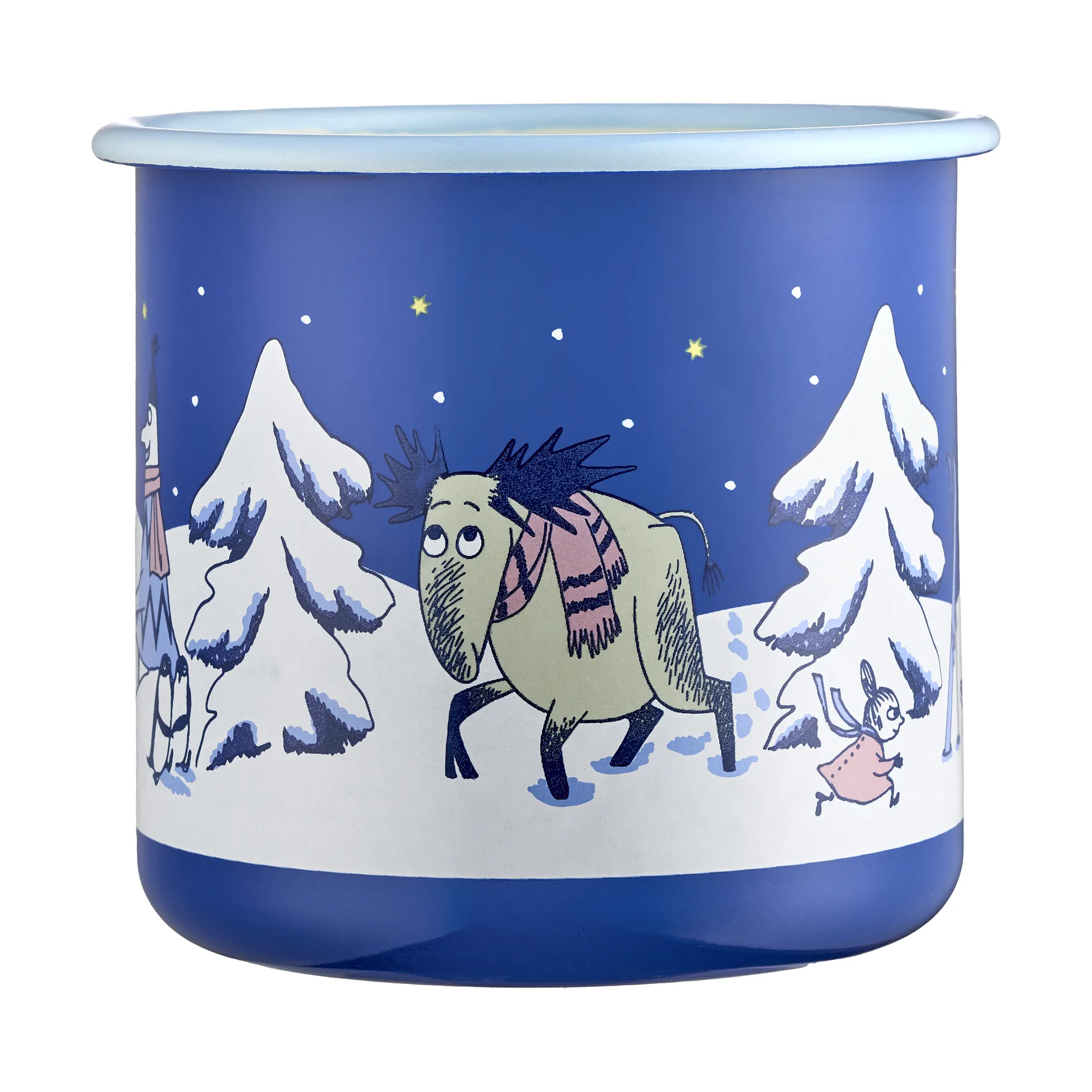 Moomin emaljekrus 80 cl, Starry night Muurla
