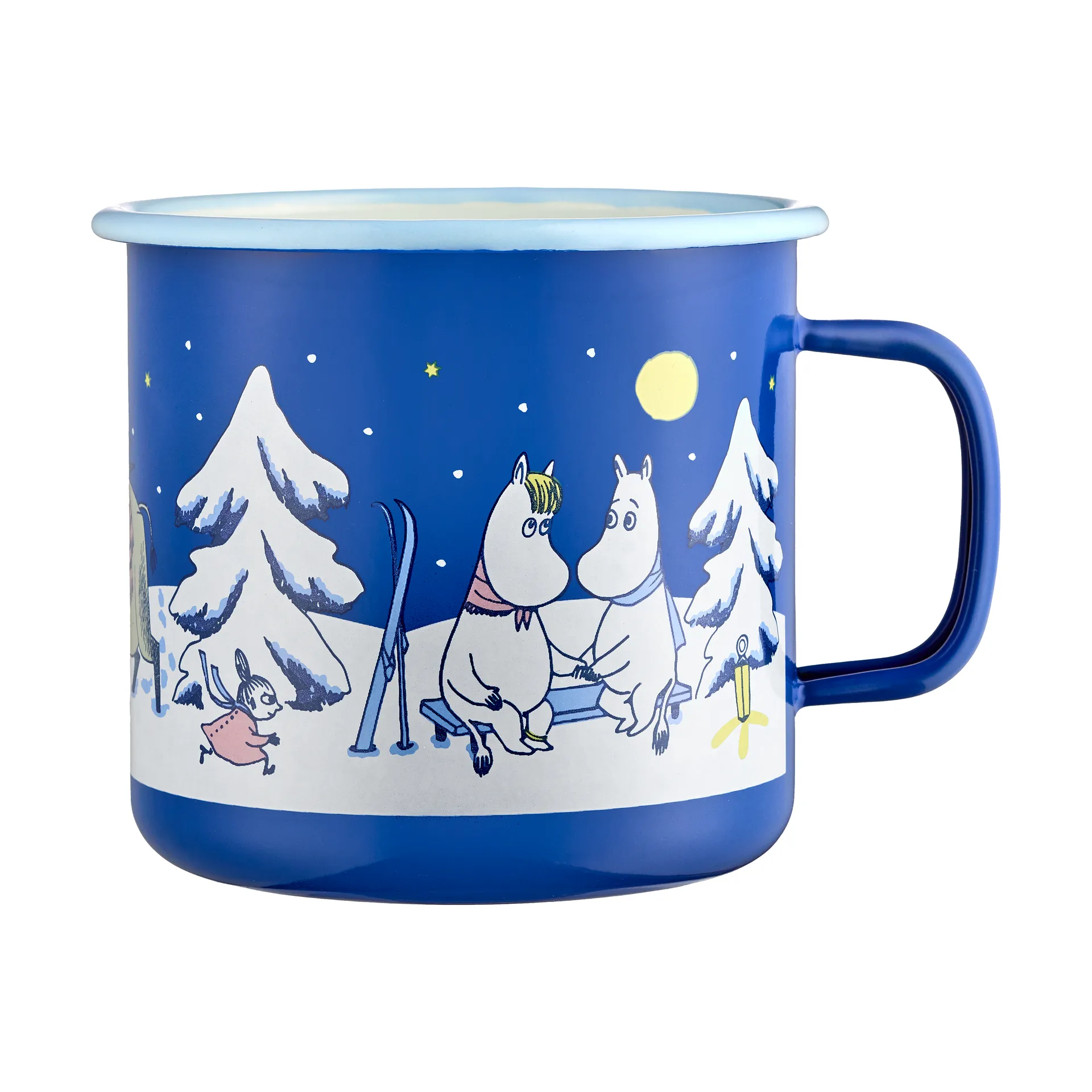 Moomin emaljekrus 80 cl, Starry night Muurla