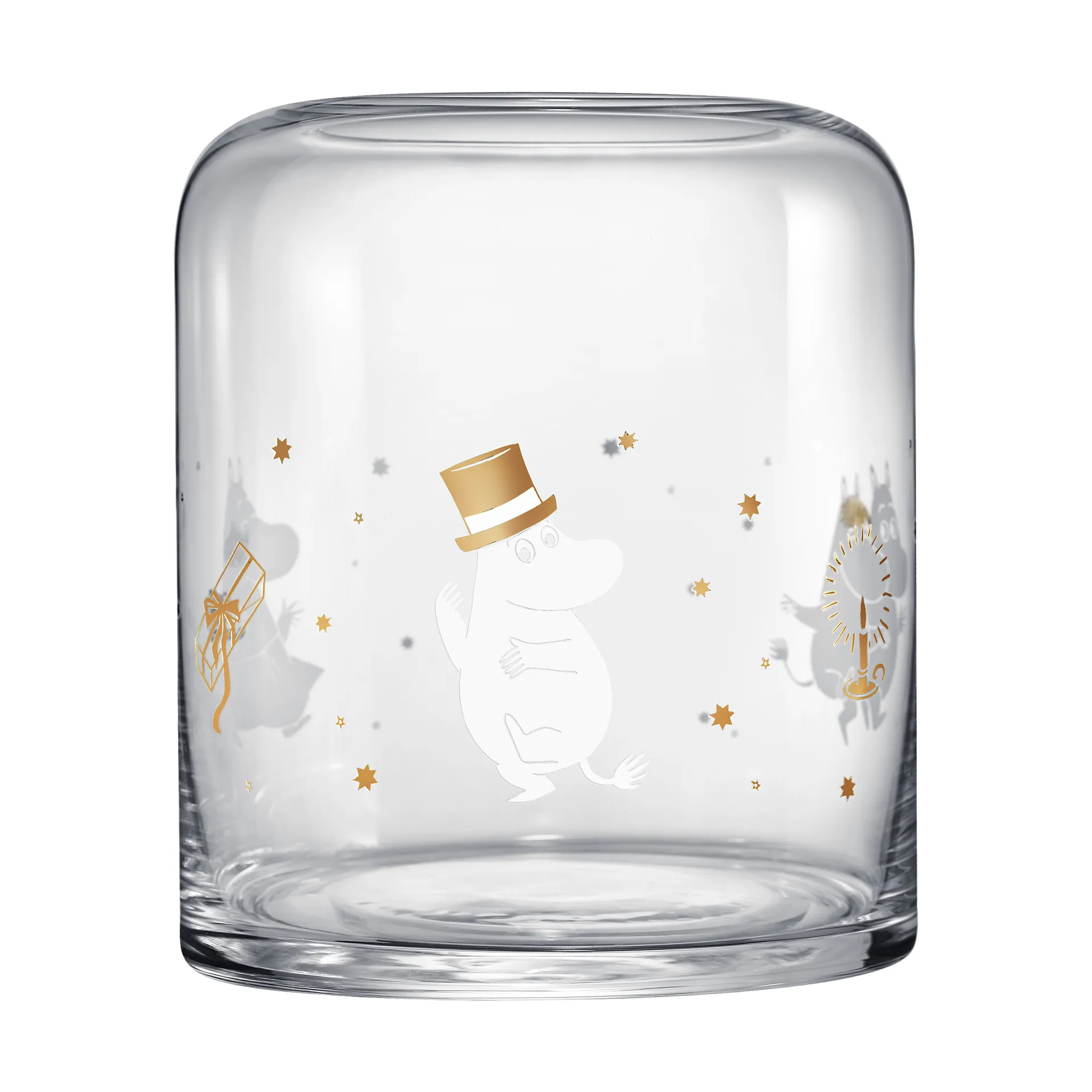 Moomin fyrfadsstage 18 cm, Sparkling stars Muurla