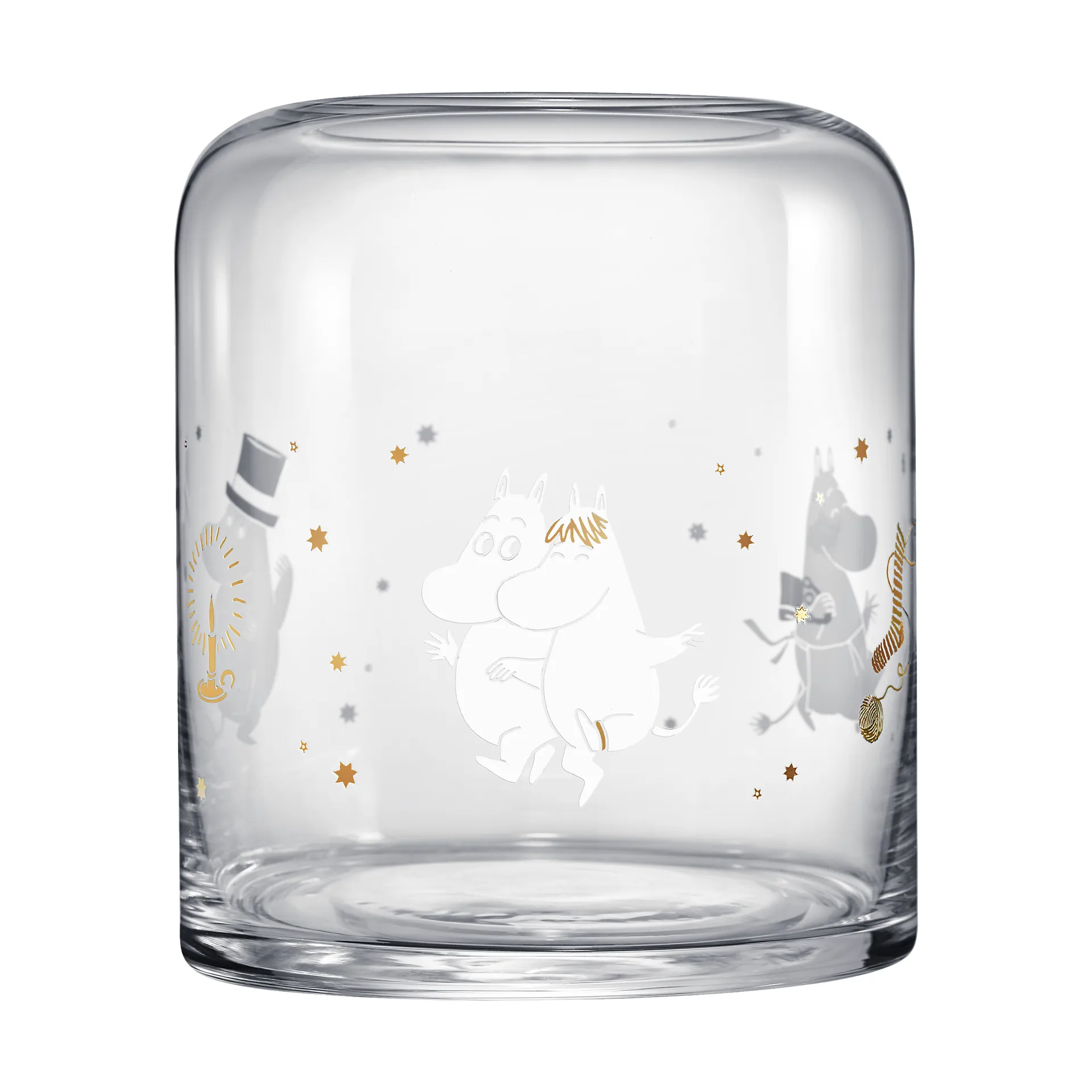 Moomin fyrfadsstage 18 cm, Sparkling stars Muurla