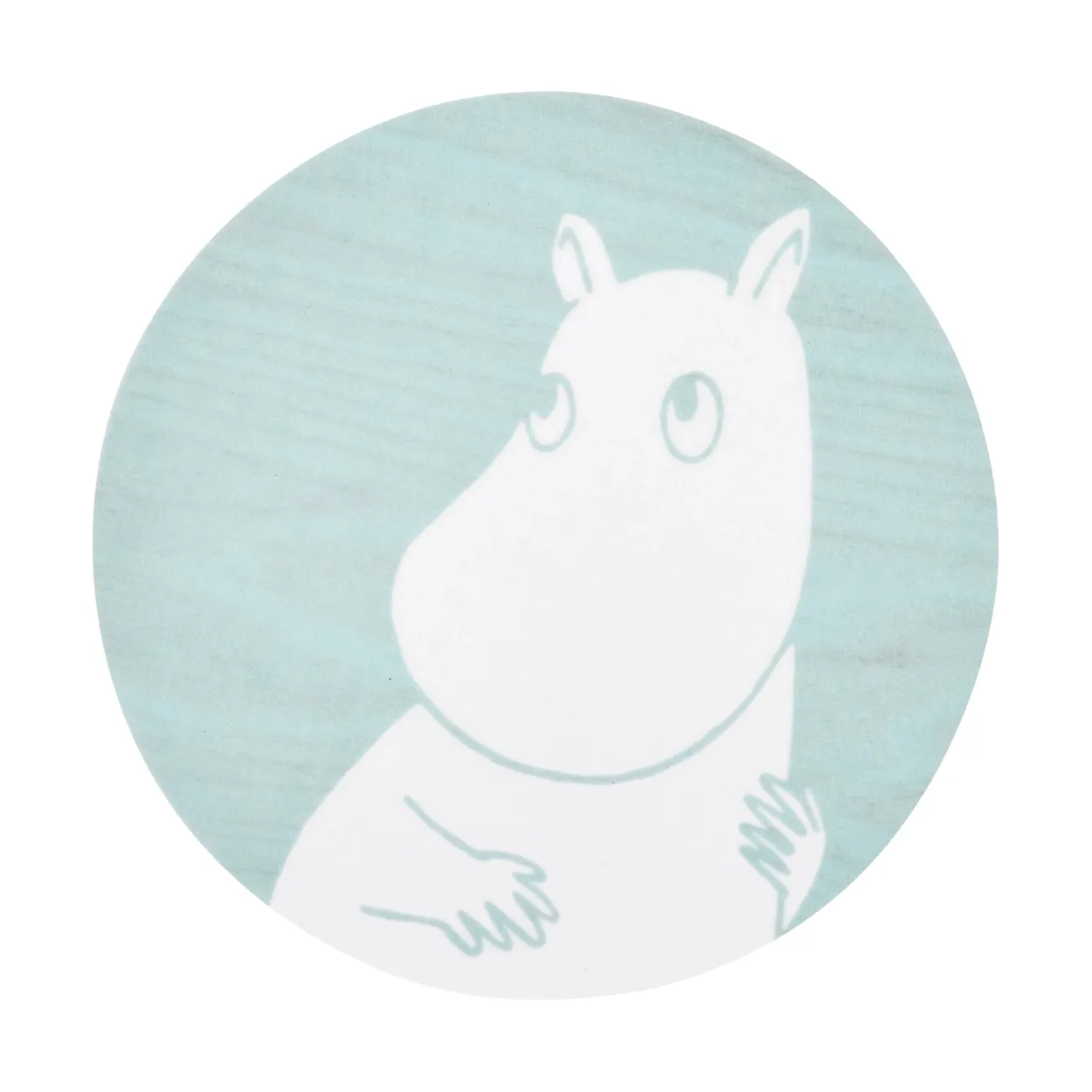 Muurla Moomin glasbrikker Ø10 cm Momintroll