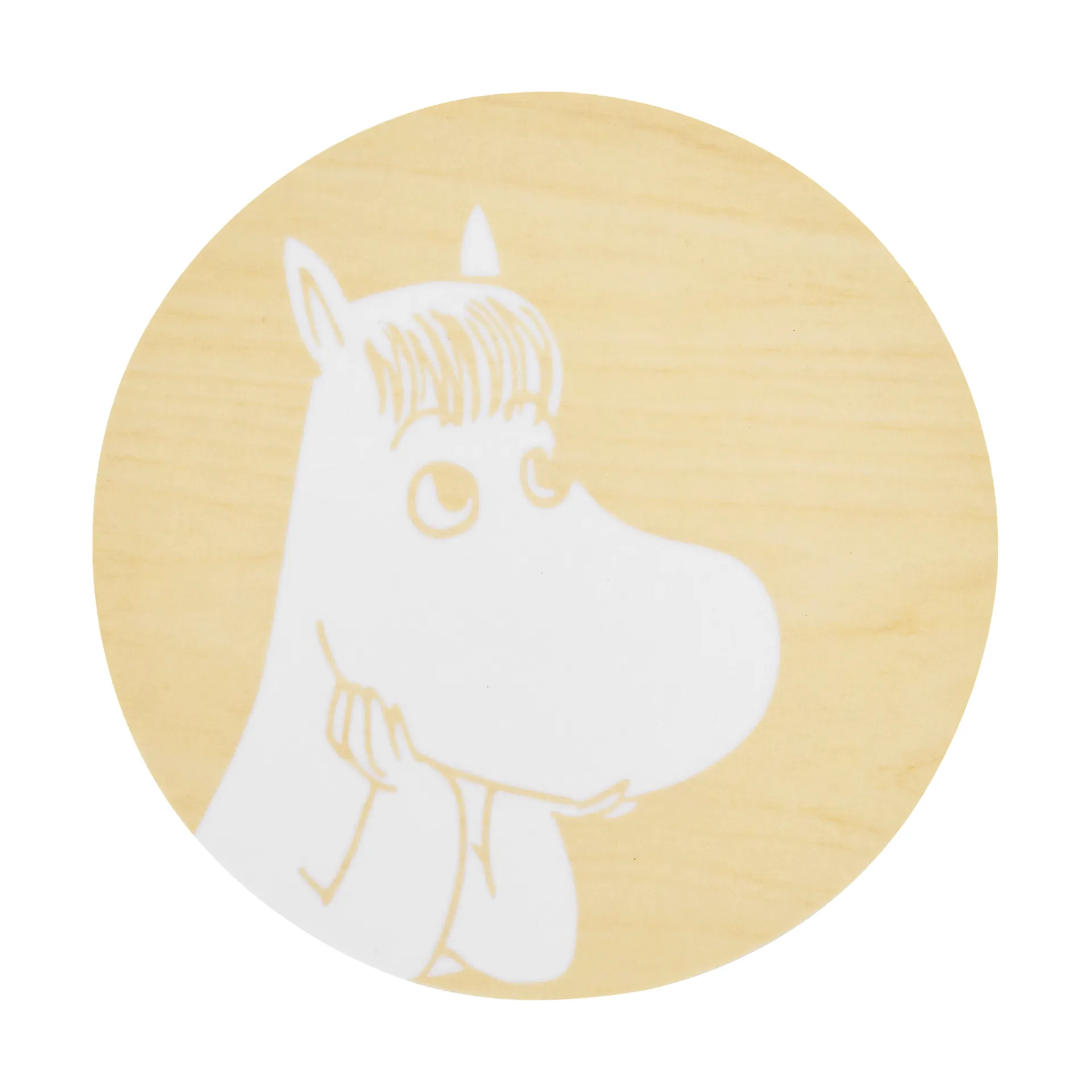 Moomin glasbrikker Ø10 cm, Snorkmaiden Muurla