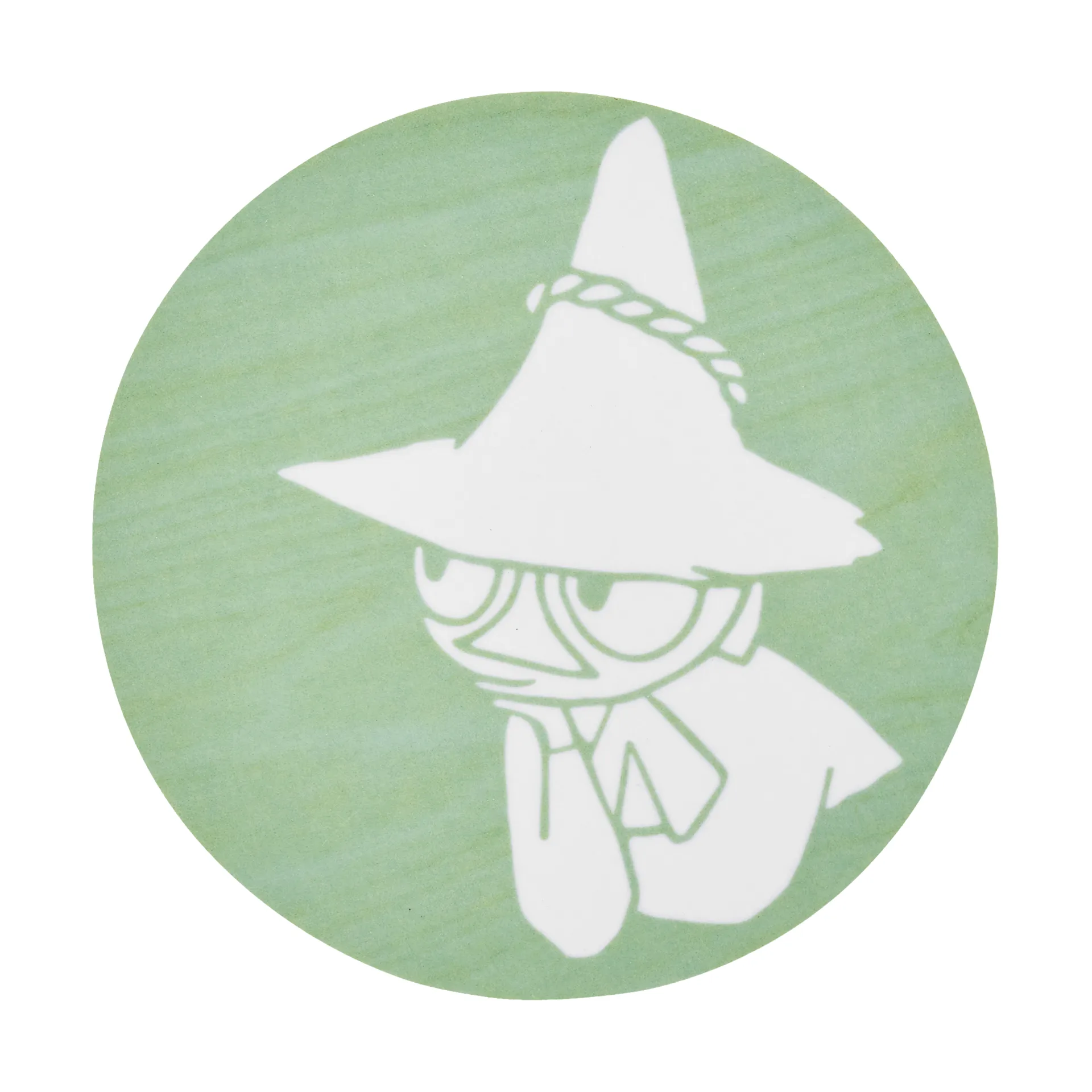 Moomin glasbrikker Ø10 cm, Snufkin Muurla