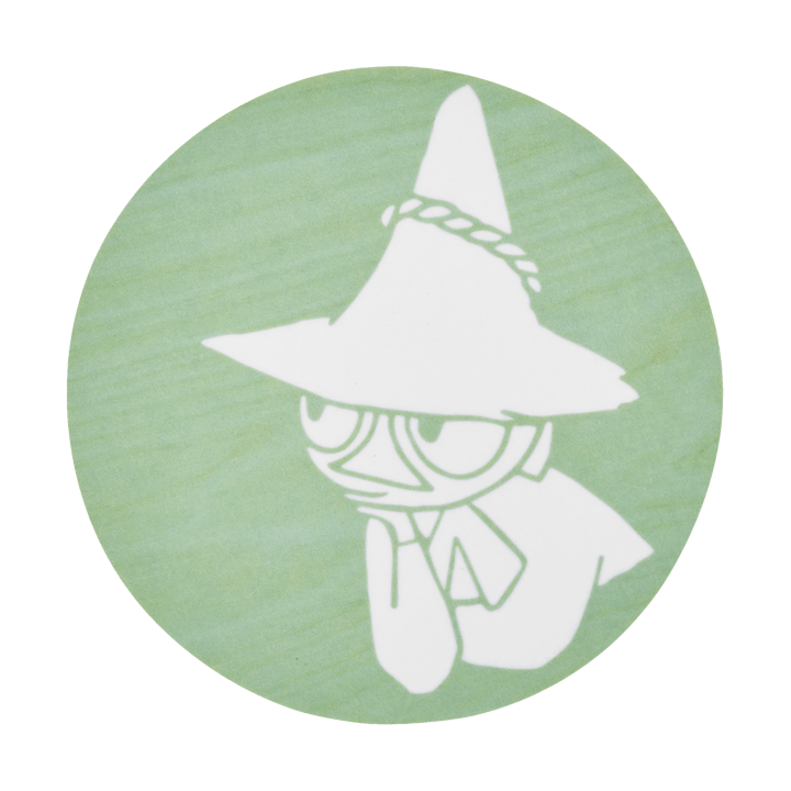 Moomin glasbrikker Ø10 cm, Snufkin Muurla