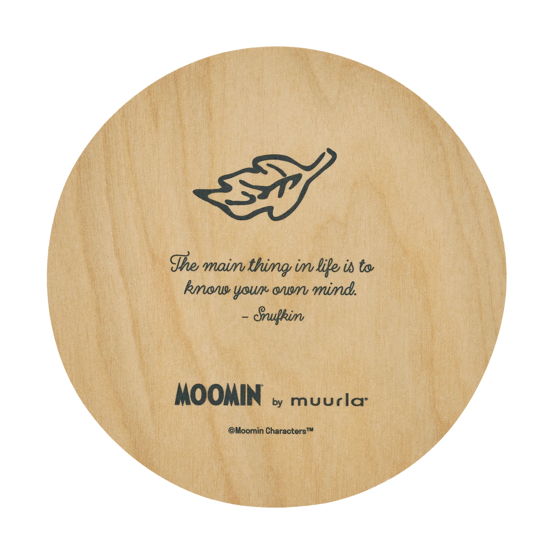 Moomin glasbrikker Ø10 cm, Snufkin Muurla