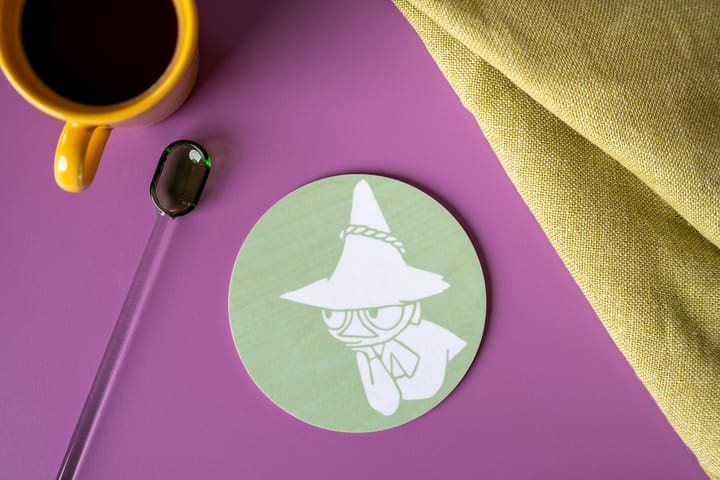 Moomin glasbrikker �Ø10 cm, Snufkin Muurla