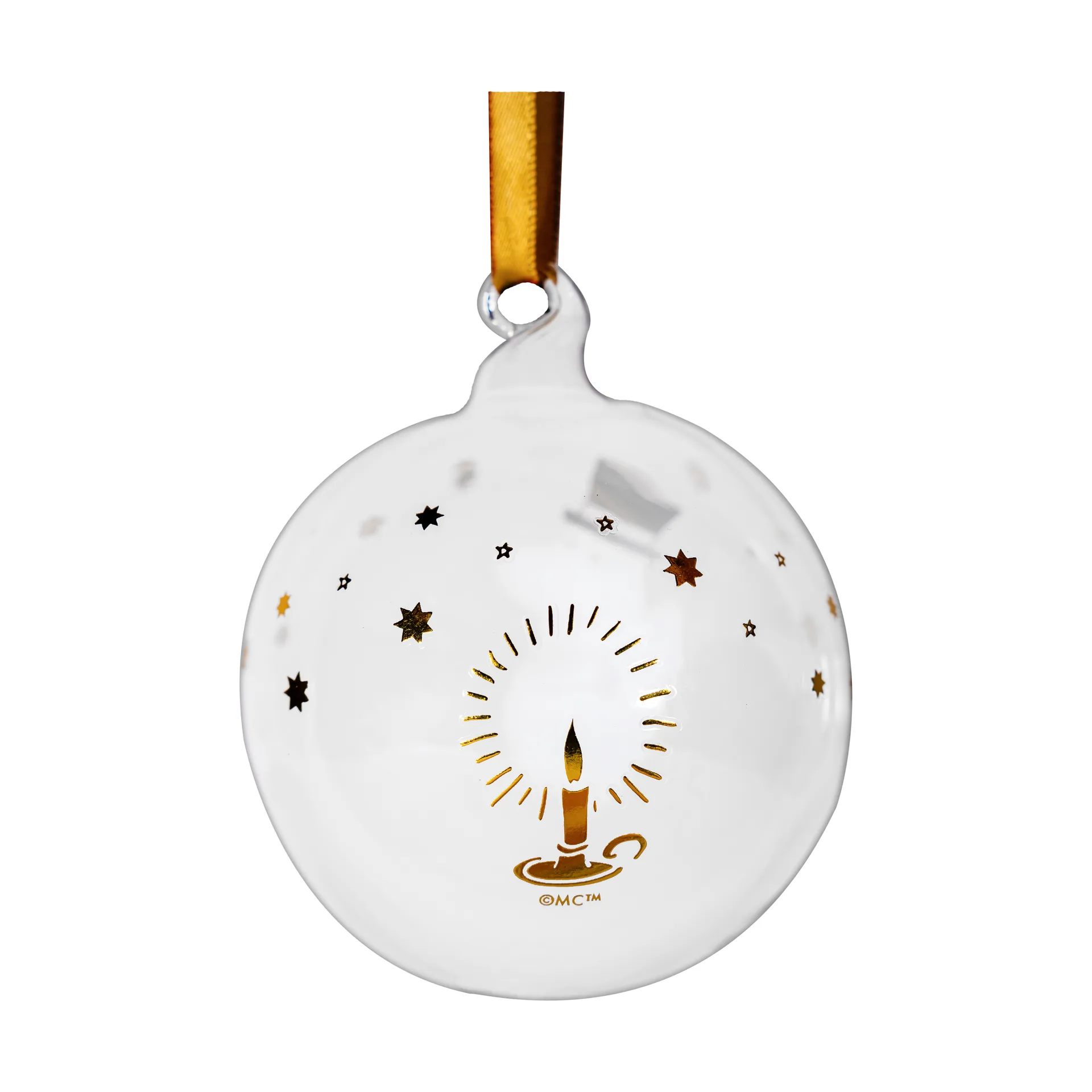 Moomin julekugle Ø7 cm 3 dele, Sparkling stars Muurla