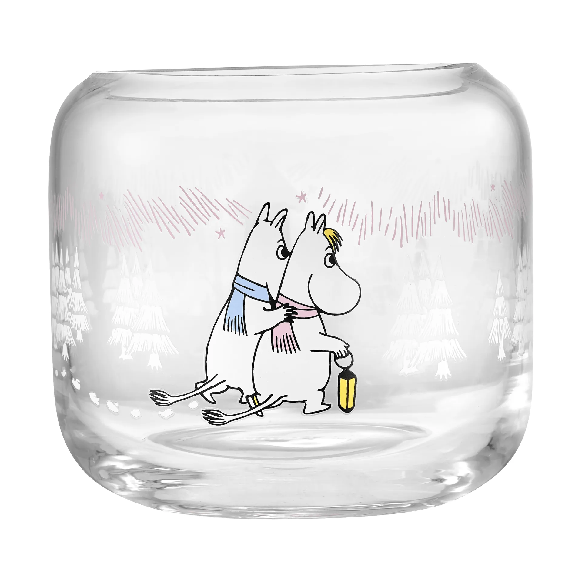 Moomin  lysestage Ø9x8 cm, Frosty Day Muurla